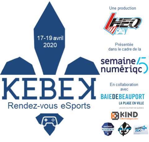 KEBEK rendez-vous eSports - Montreal Gaming - Les esports au Québec (Qc).
